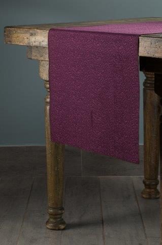 Jute Plum table runner